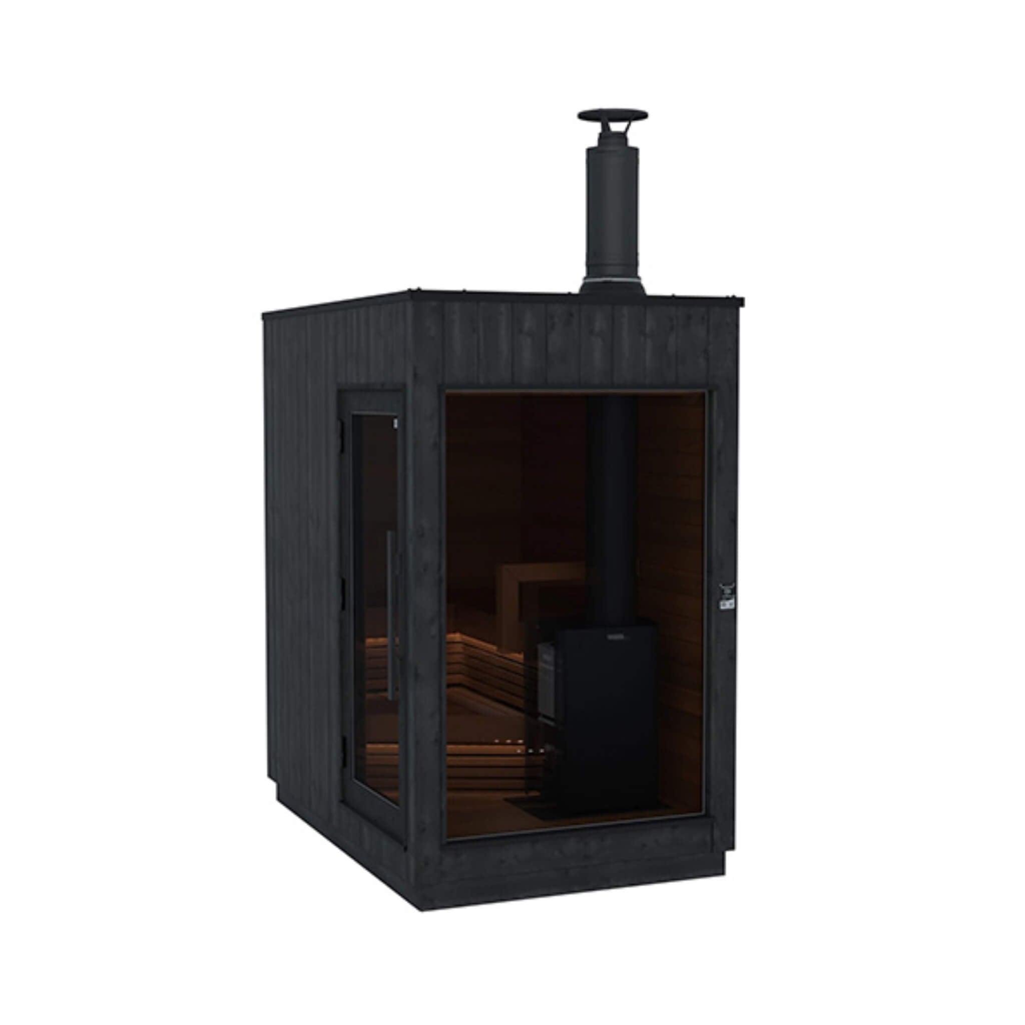 ThermaSol Nordic Misty 2 - 5 Person Fully - Assembled Outdoor Modular Sauna Cabin [Made - To - Order] [14 - KIR] (SAK17365) for muscle recovery and wellness - Peak Recovery Co.