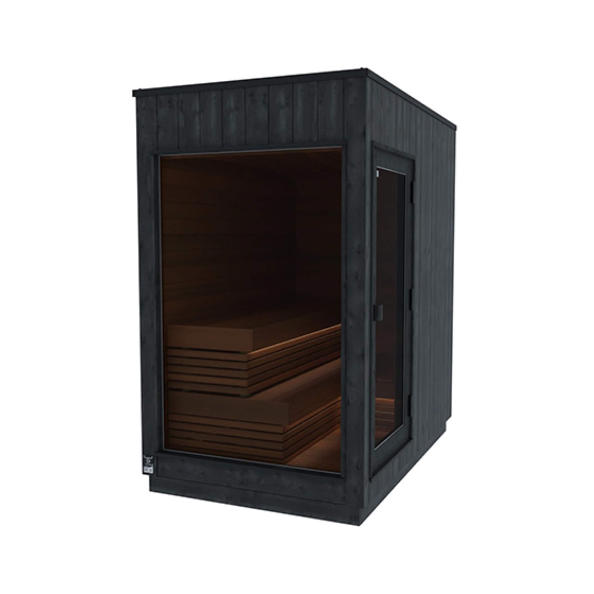 ThermaSol Nordic Misty 2 - 5 Person Fully - Assembled Outdoor Modular Sauna Cabin [Made - To - Order] [14 - KIR] (SAK17365) for muscle recovery and wellness - Peak Recovery Co.