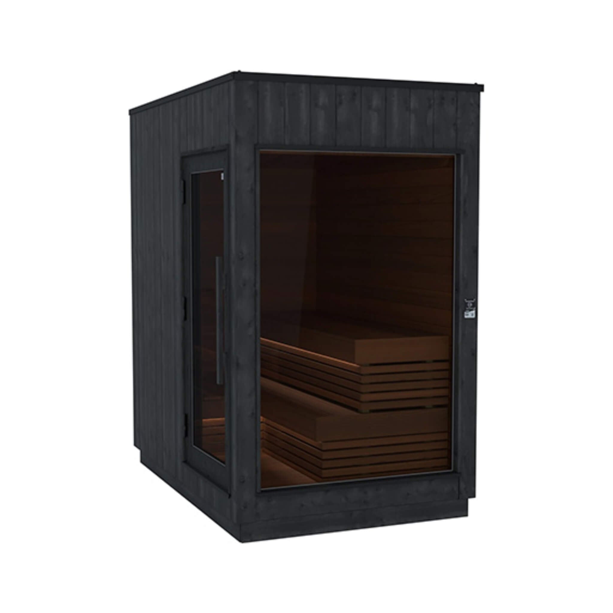 ThermaSol Nordic Misty 2 - 5 Person Fully - Assembled Outdoor Modular Sauna Cabin [Made - To - Order] [14 - KIR] (SAK17365) for muscle recovery and wellness - Peak Recovery Co.