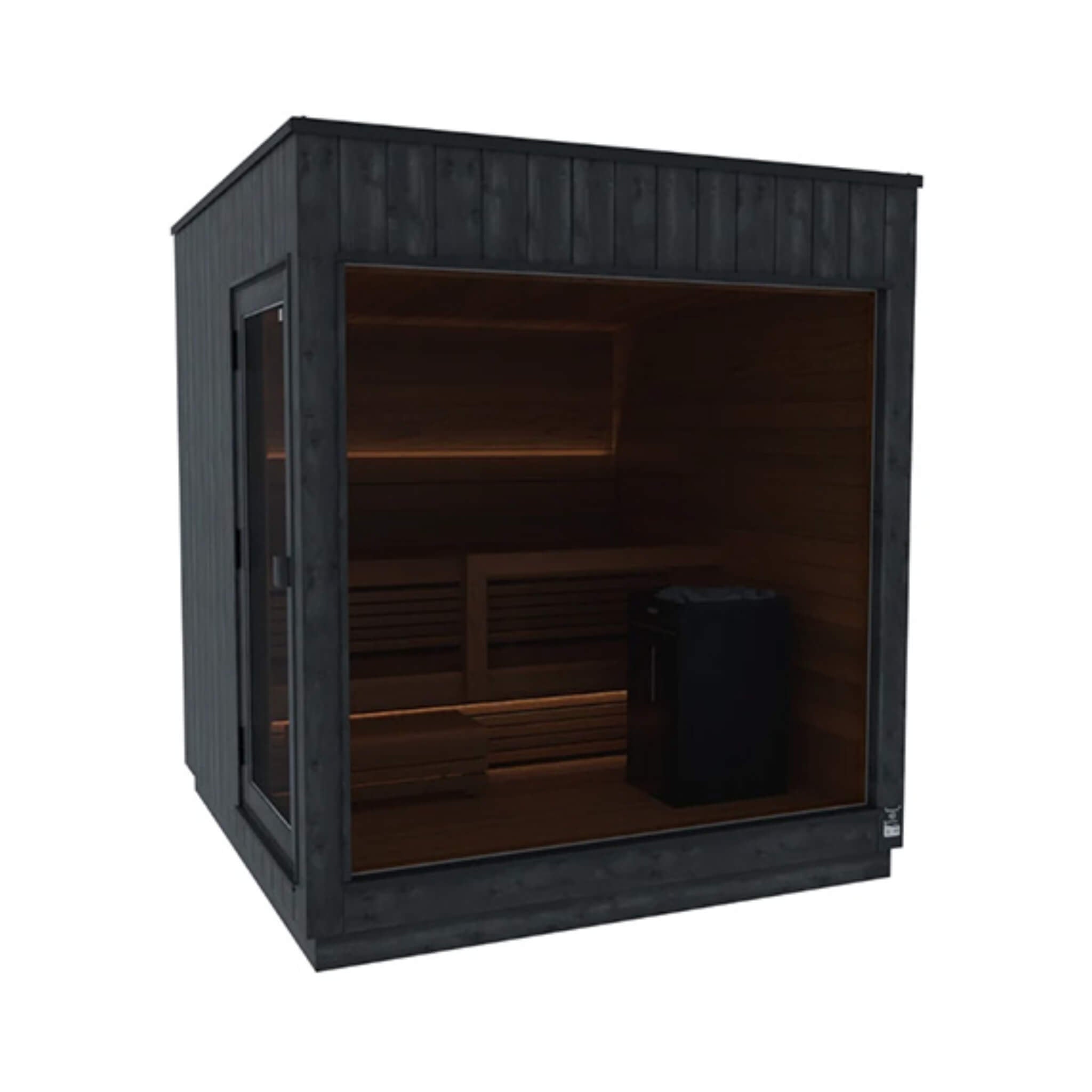 ThermaSol Nordic Misty 2 - 5 Person Fully - Assembled Outdoor Modular Sauna Cabin [Made - To - Order] [14 - KIR] (SAK17365) for muscle recovery and wellness - Peak Recovery Co.