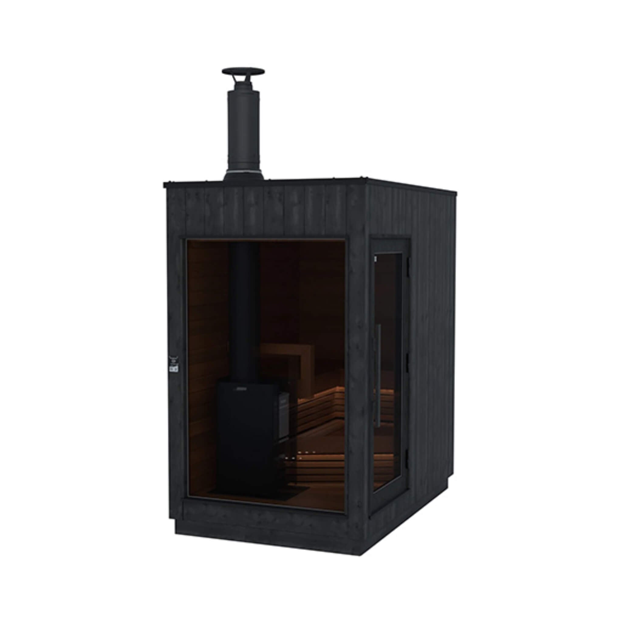 ThermaSol Nordic Misty 2 - 5 Person Fully - Assembled Outdoor Modular Sauna Cabin [Made - To - Order] [14 - KIR] (SAK17365) for muscle recovery and wellness - Peak Recovery Co.