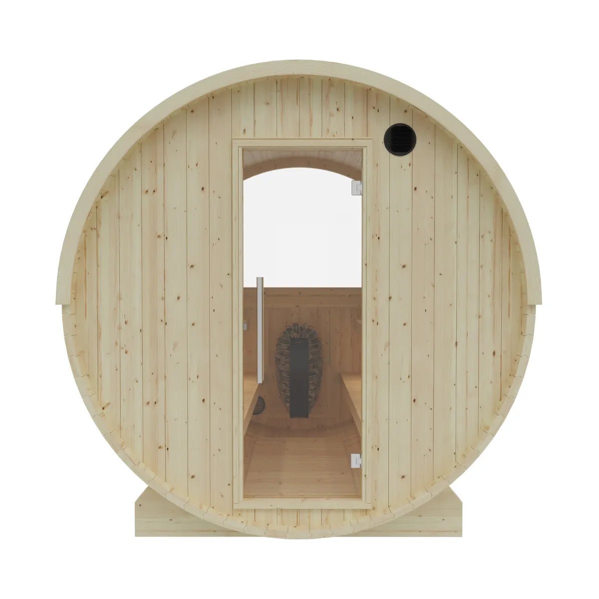 Vassa Finnish Barrel Sauna with WiFi Heater - Finnish Sauna Builders for muscle recovery and wellness - Peak Recovery Co.